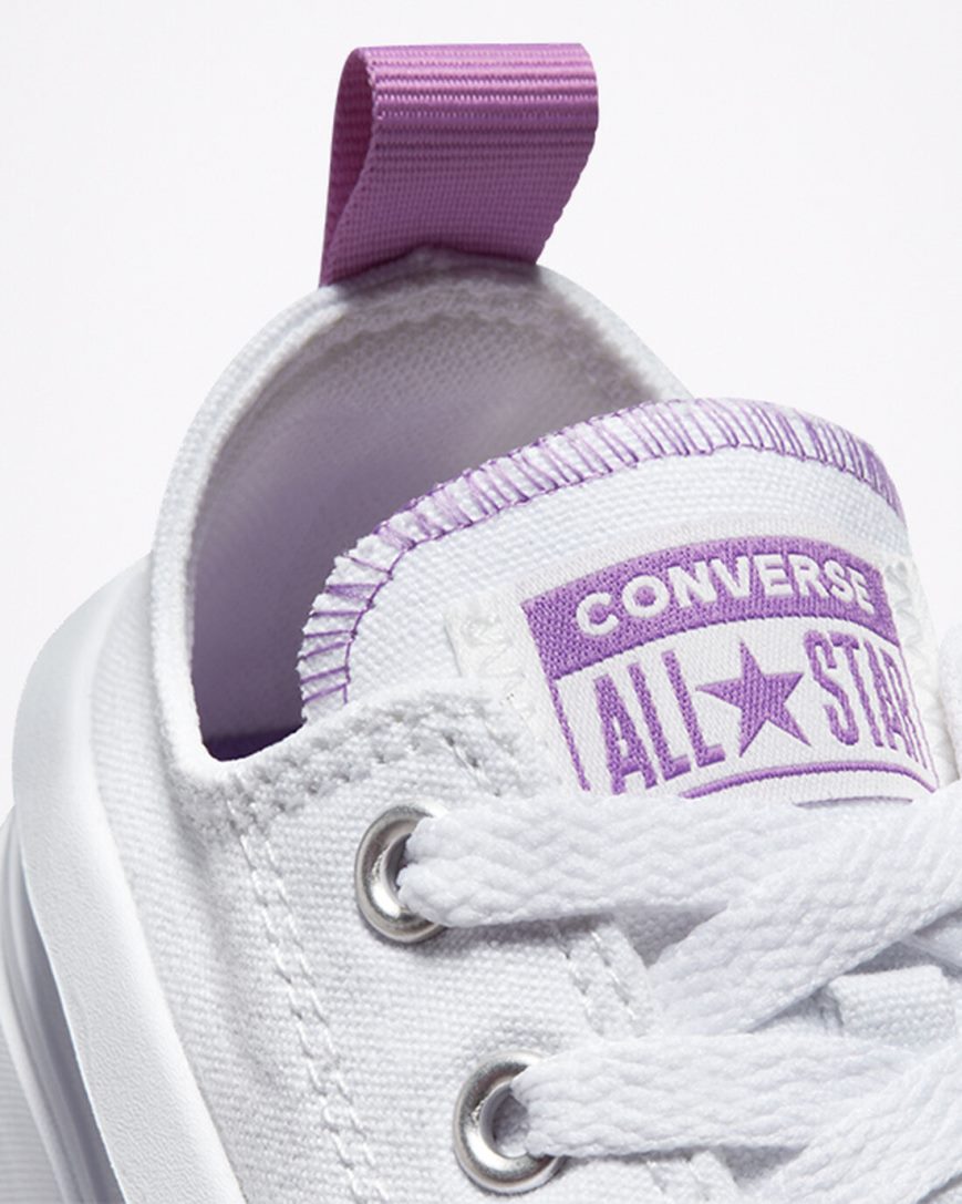 Girls' Converse Chuck Taylor All Star Move Low Top Platform Shoes White / Purple / White | AU 4038EG